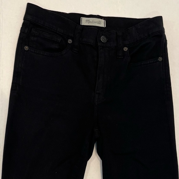 Madewell 9” High Riser Skinny Skinny Women’s Jeans Black Size 24 - Picture 4 of 16